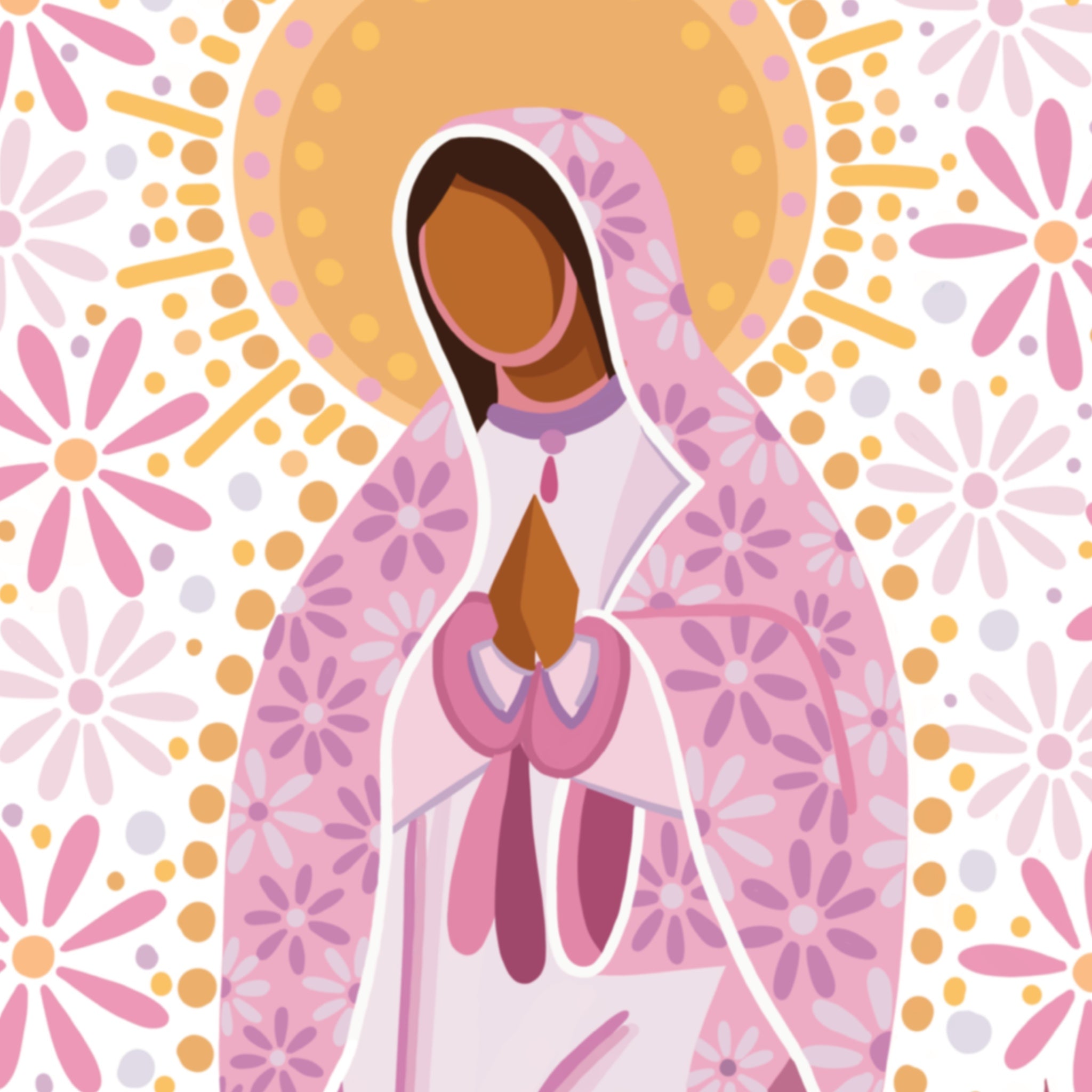 "Virgencita Semillas de Alegría" Chica