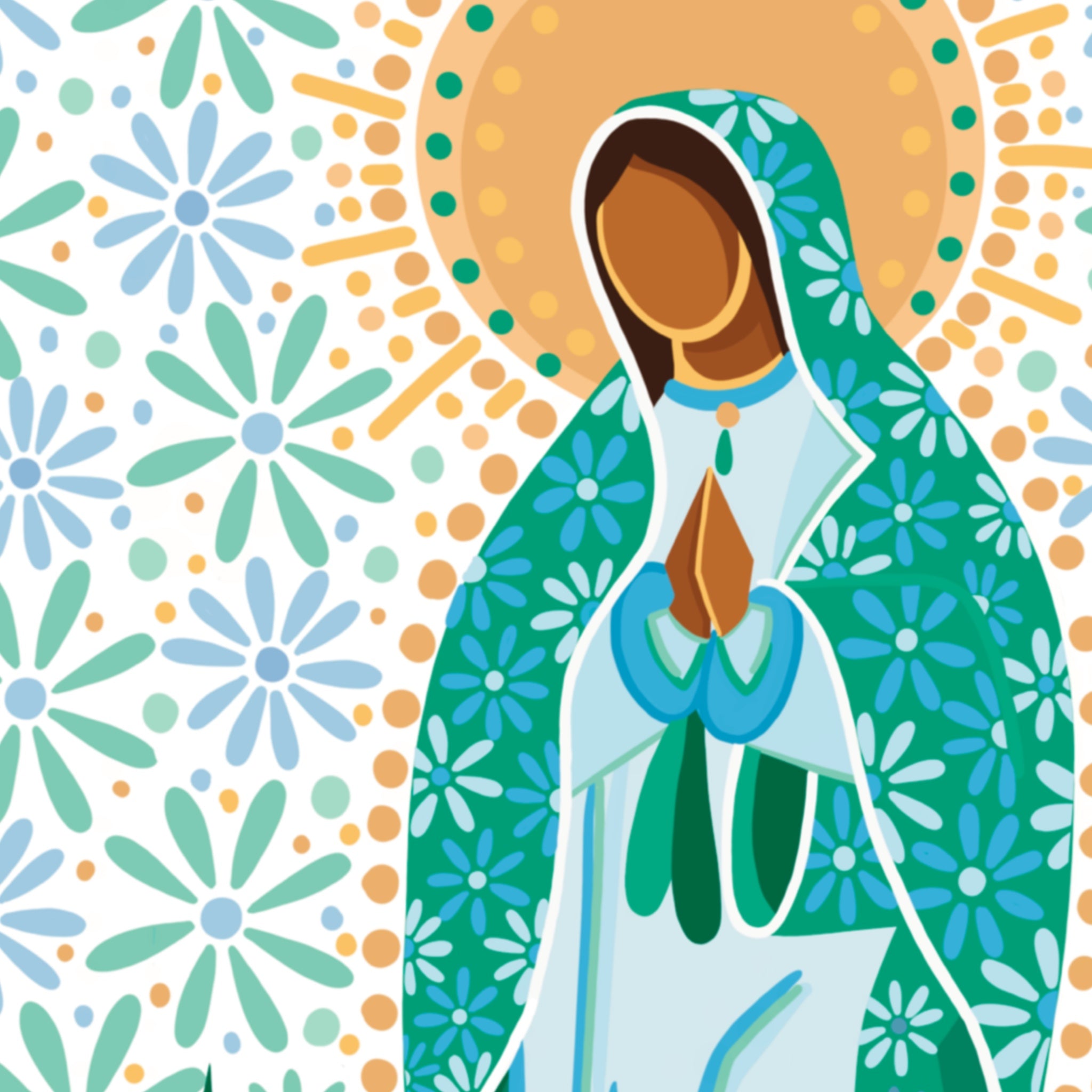 "Virgencita Semillas de Fe" Chica