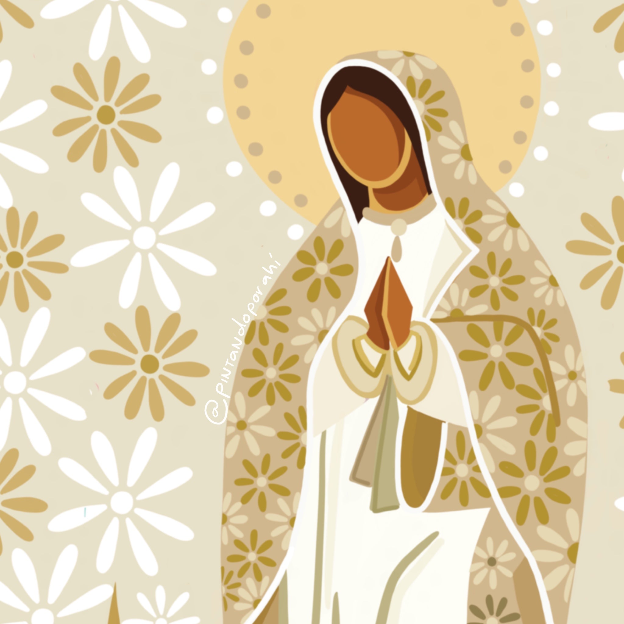 "Virgencita Semillas de Luz" Chica