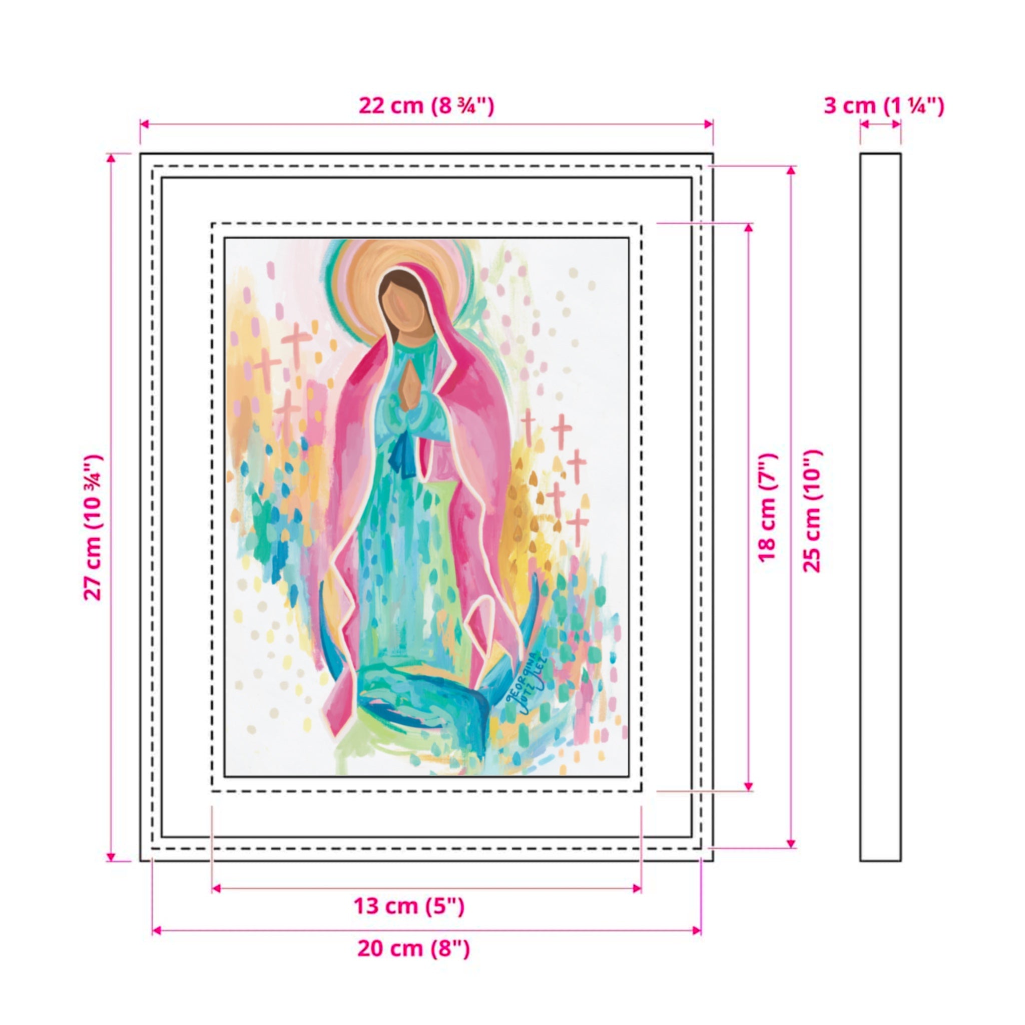 "Virgencita de la Paz Interior" Chica