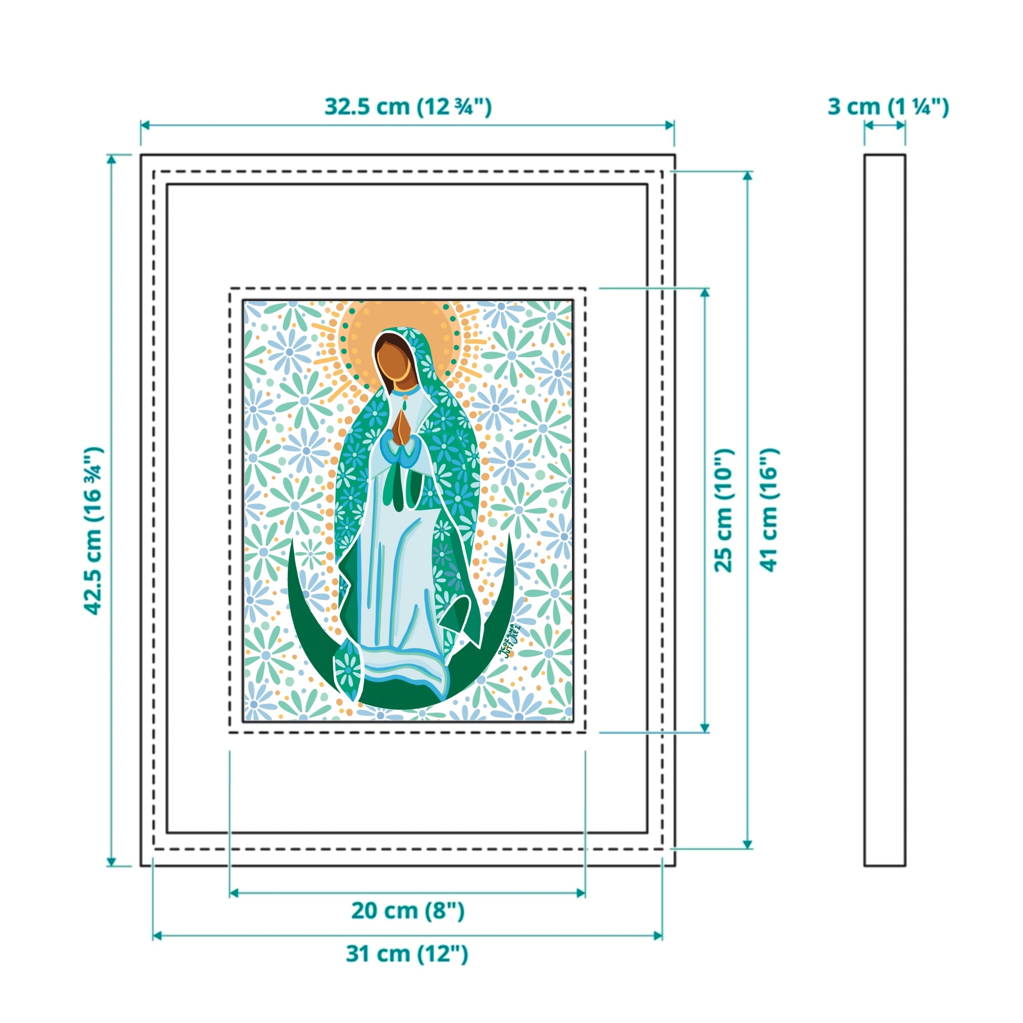 "Virgencita Semillas de Fe" Chica