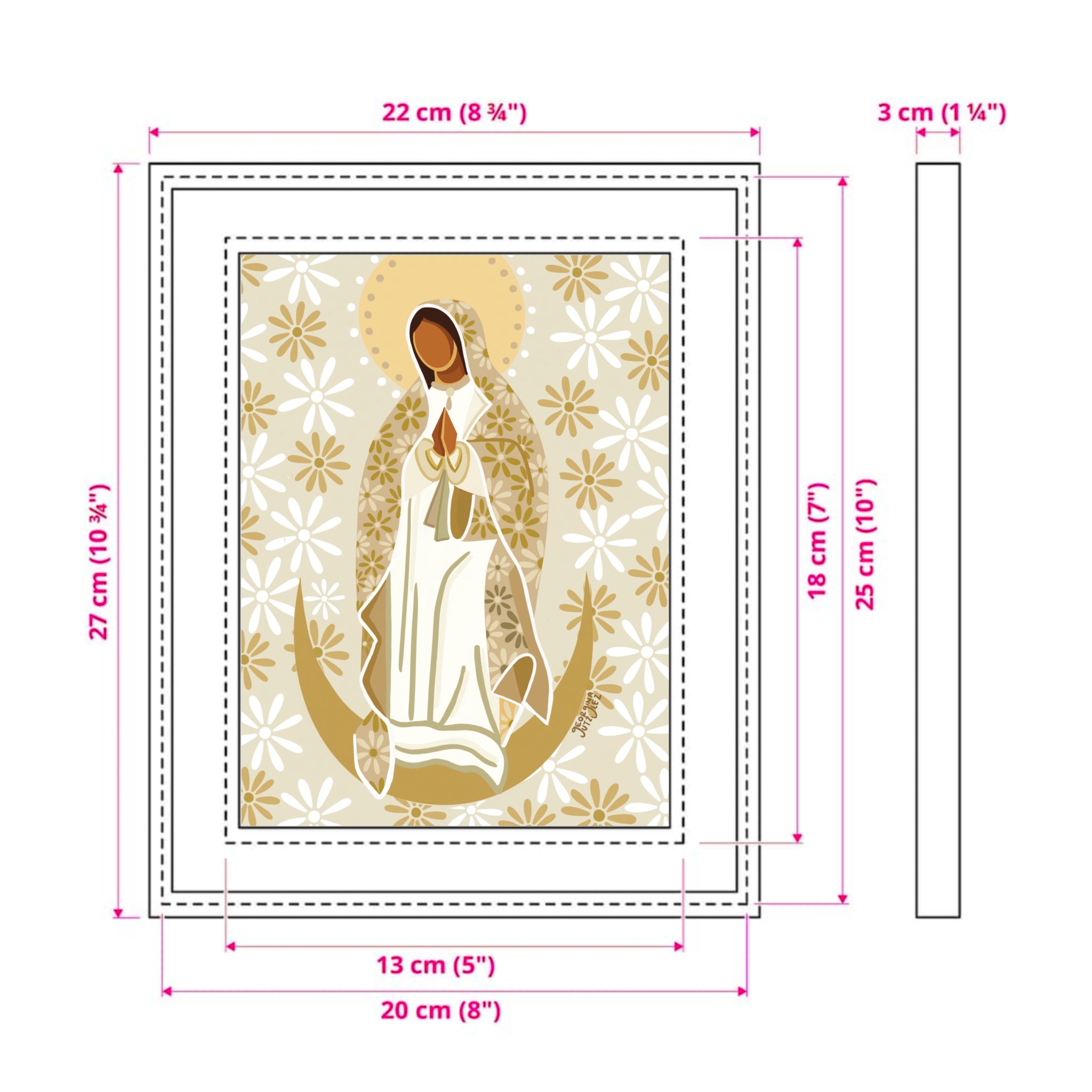"Virgencita Semillas de Luz"