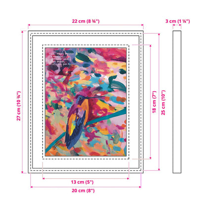 Mensajero magenta (chico)