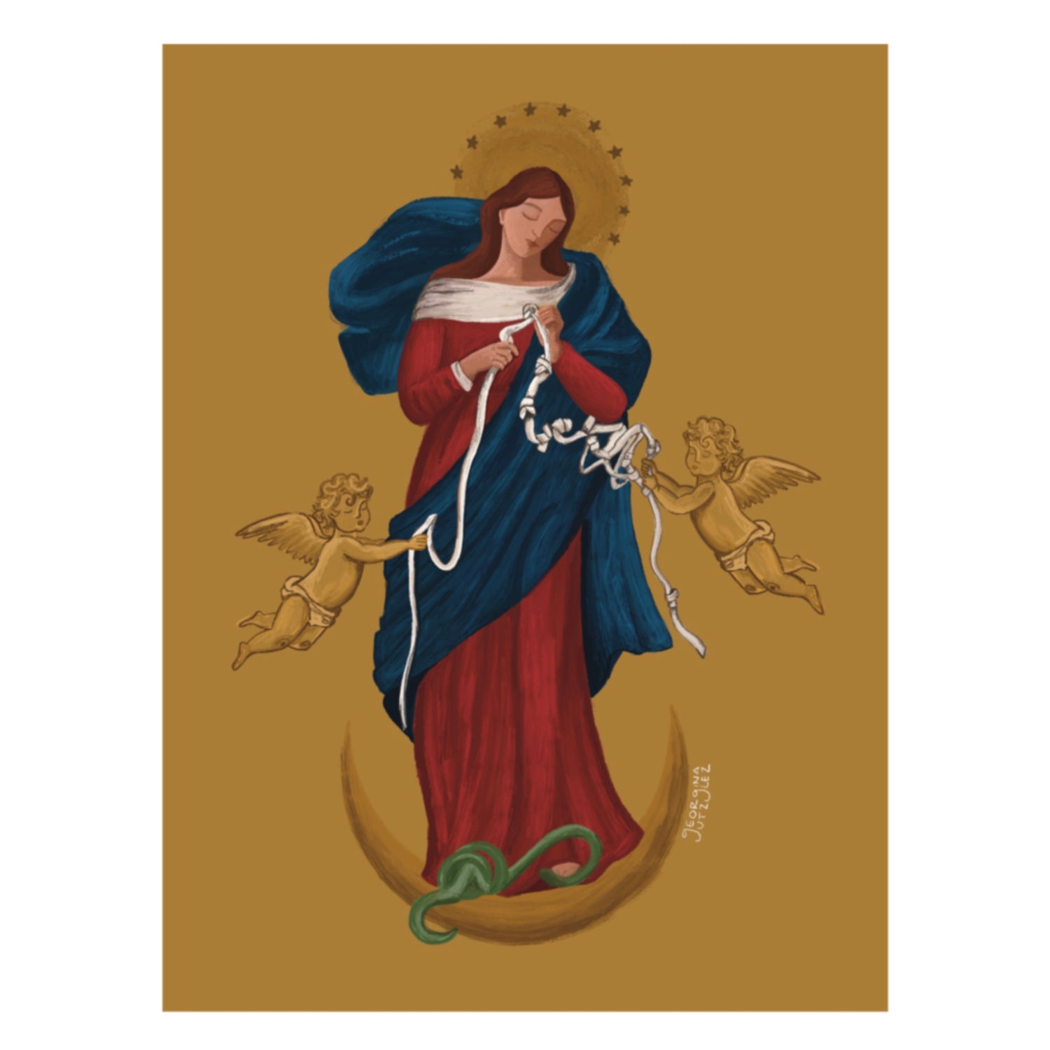 "Virgencita Desatanudos"