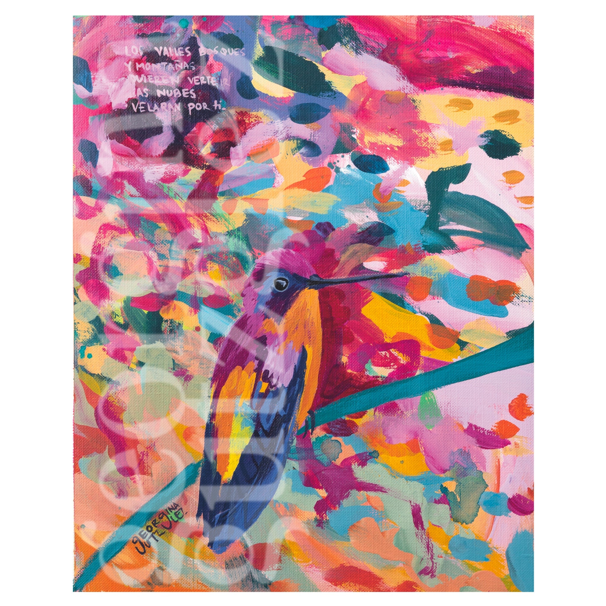 Mensajero magenta (chico)